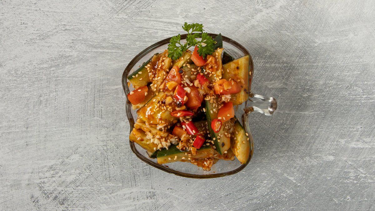 Kurkku valkosipulikastikkeessa 🌶
