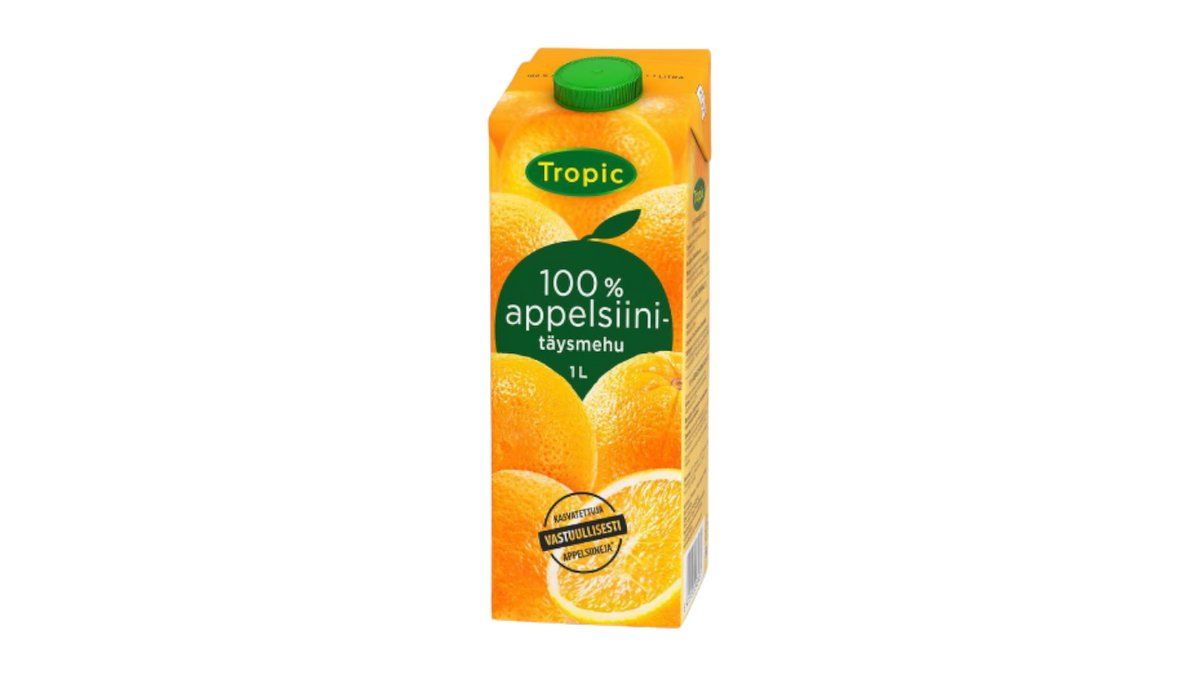 Tropic Appelsiinitäysmehu 1l