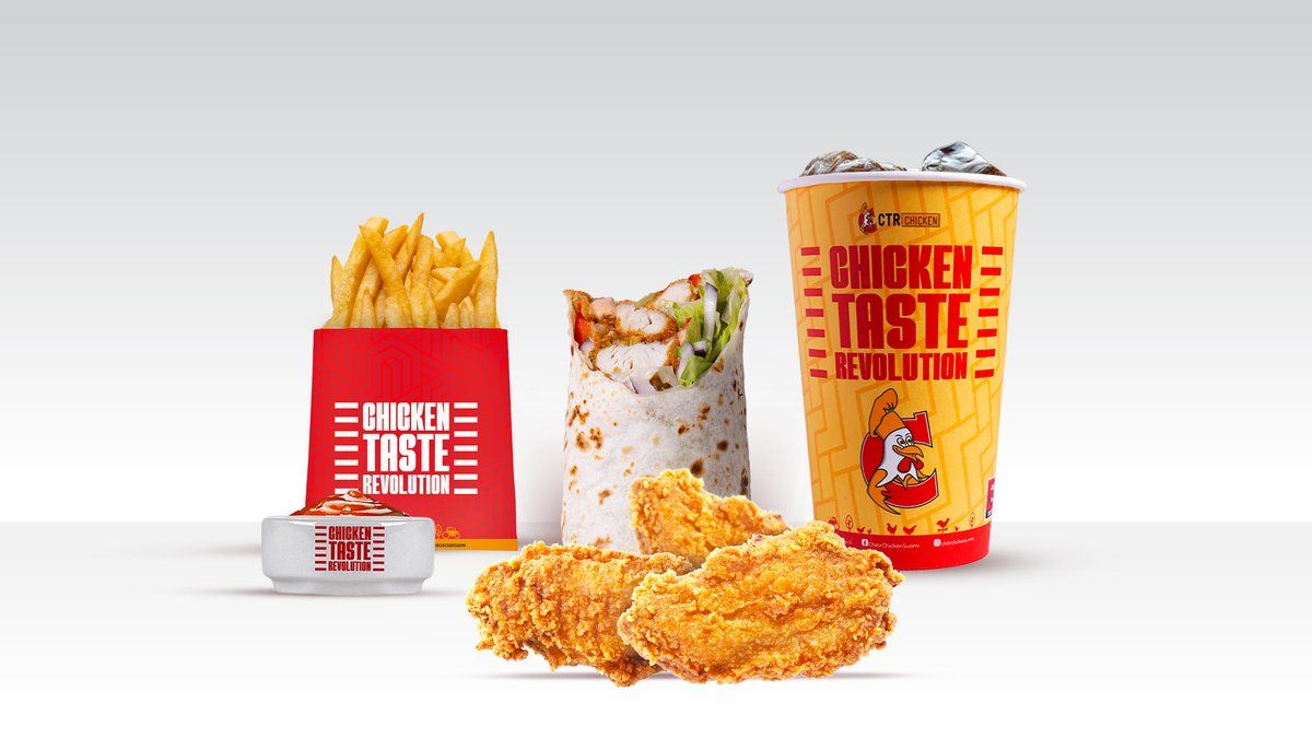Fried Chicken Wrap Combo