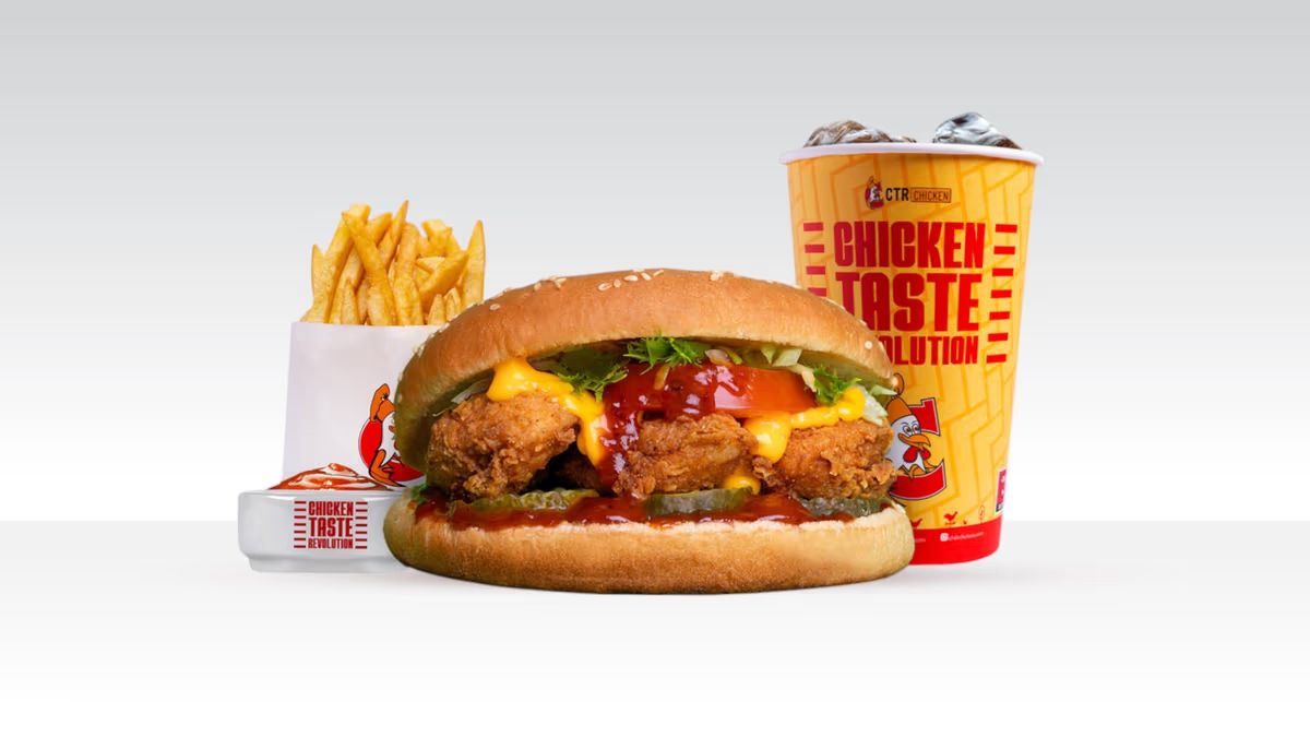 Tulinen Burger ateria