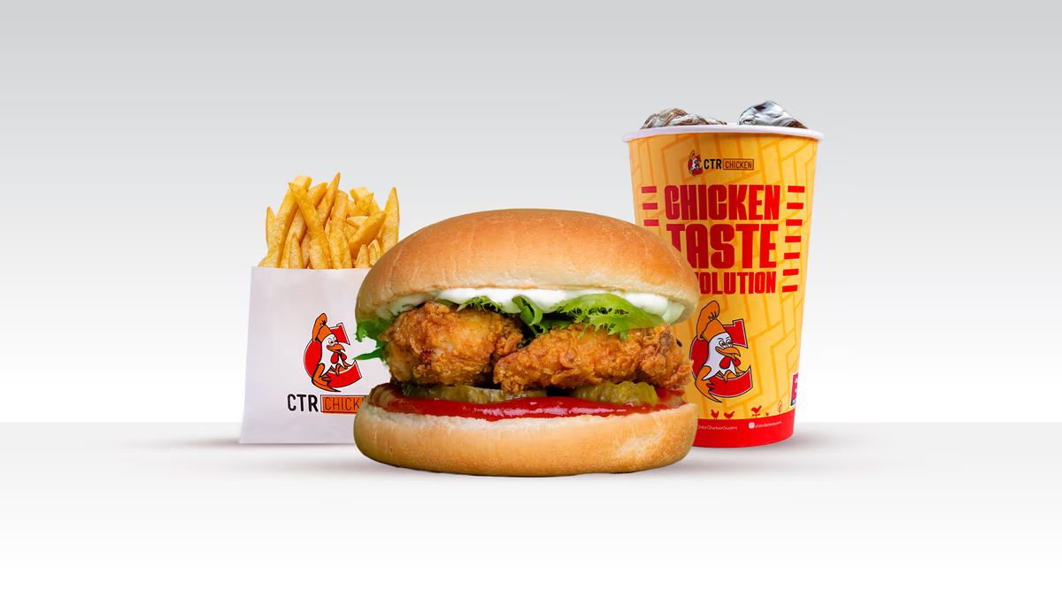 Mini Fried Chicken Burger ateria