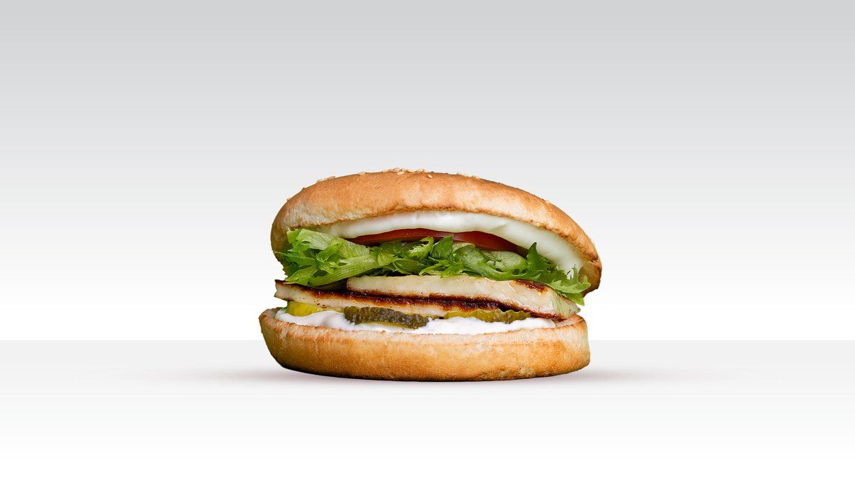 Halloumi-kasvis Burger