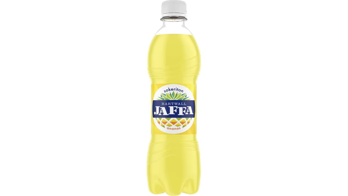Hartwall Jaffa Ananas Sokeriton virvoitusjuoma 0,5 l
