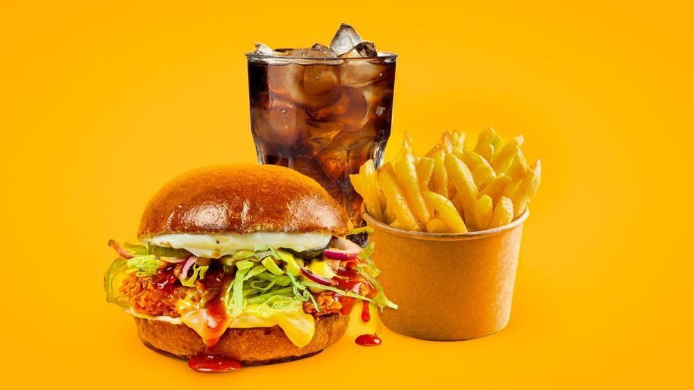 CHKN Funky Burger Meal