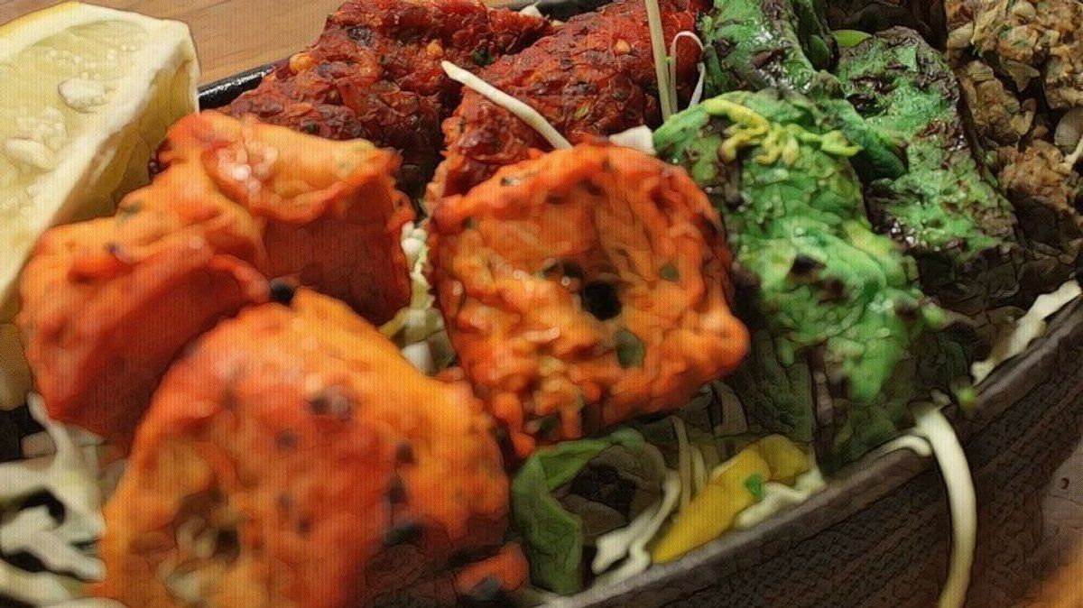 Chicken and lamb tikka mix 🌶
