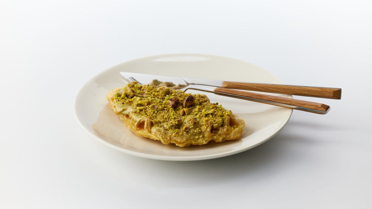 Pistachio Croffle