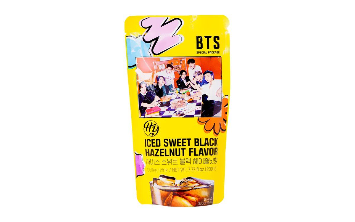 BTS Iced Sweet Black Hazelnut + ice cup