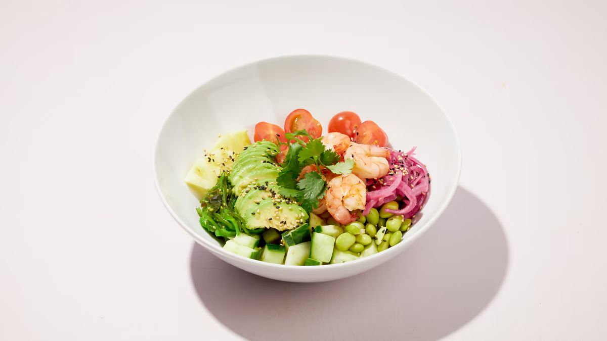 Tiger Prawn Avocado Bowl