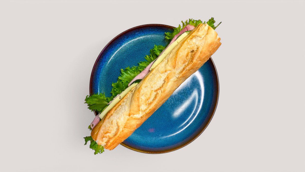 Kinkku-juusto-leipä