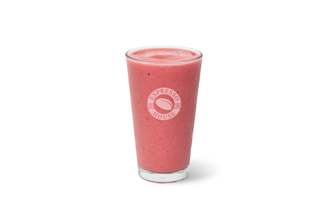 Smoothie Mansikka, vadelma & banaani