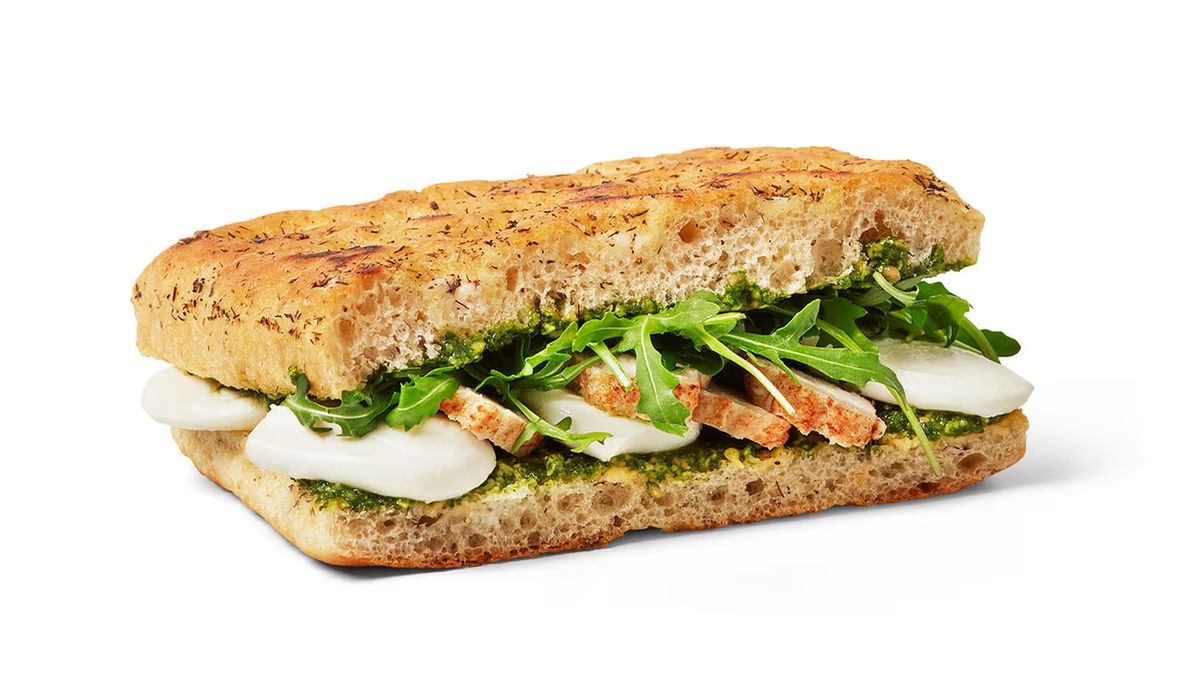 Focaccia kana & mozzarella