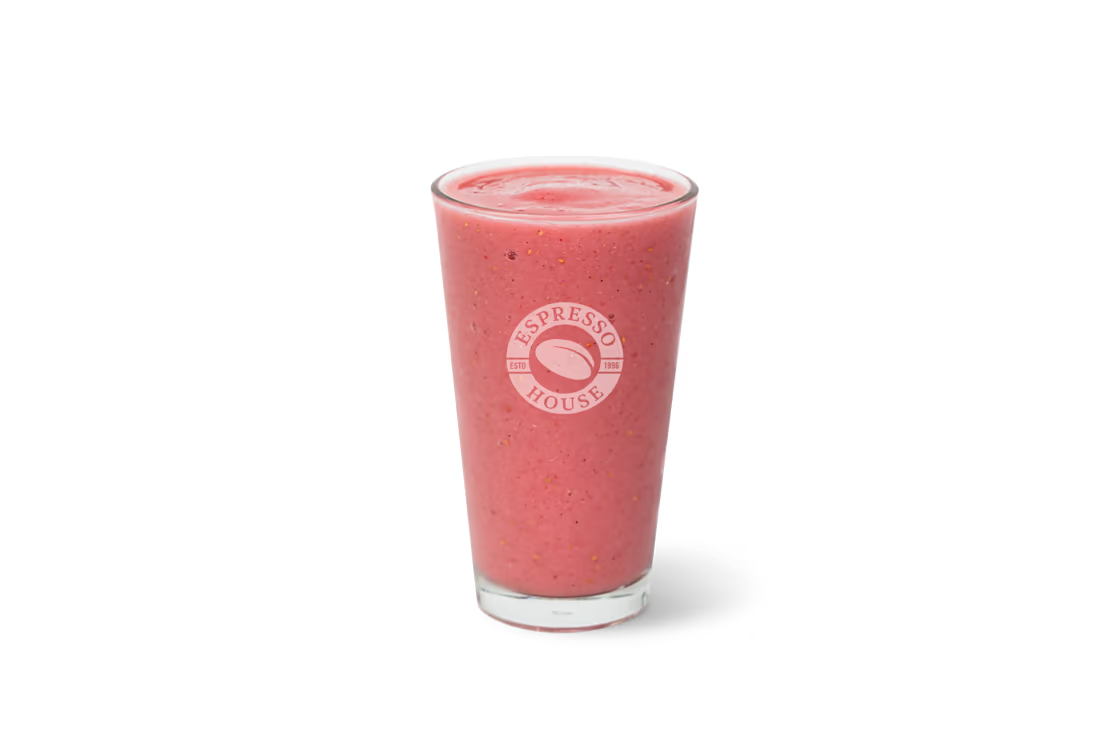 Smoothie Mansikka, vadelma & banaani