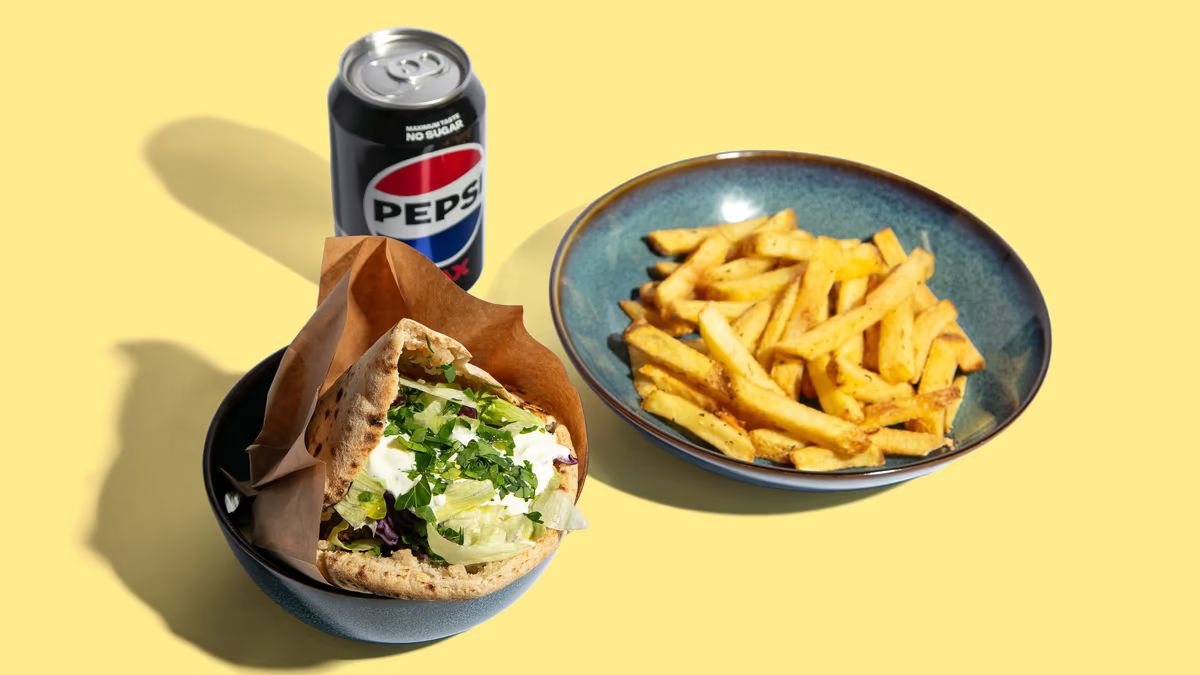 Falafel, Pesto & Vuohenjuusto Ateria