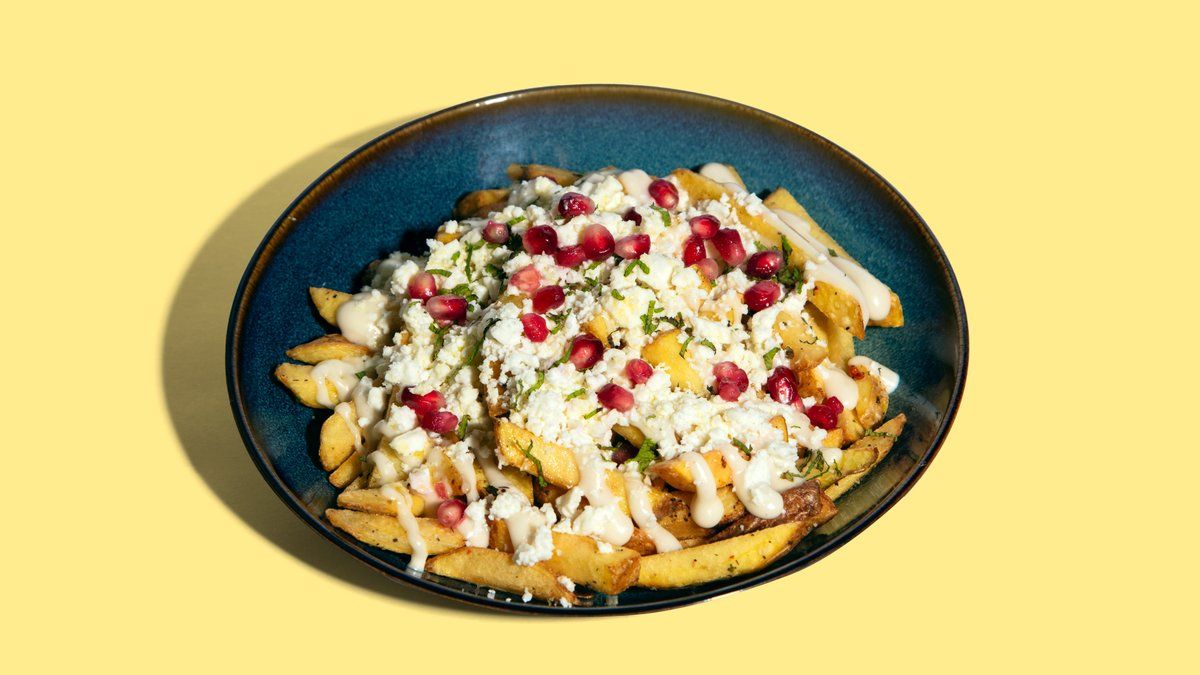Loaded Fries with Feta