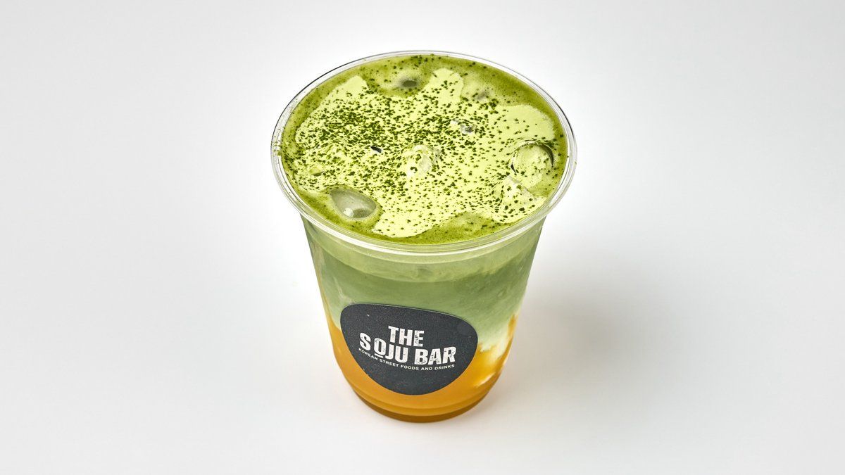 Mango Matcha Latte