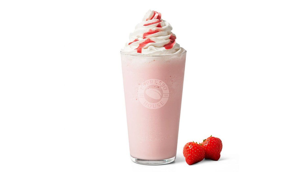 Vegan Frapino Strawberry Vanilla