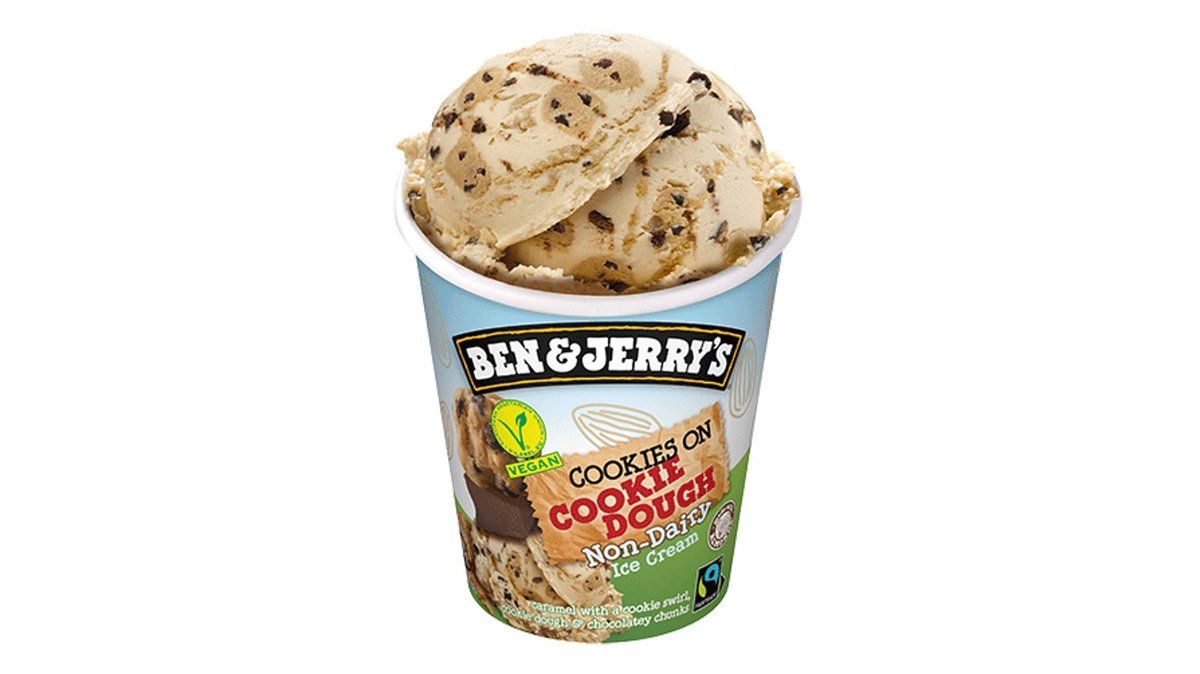 Ben & Jerry's Non-Dairy Cookies On Cookie Dough 465ml