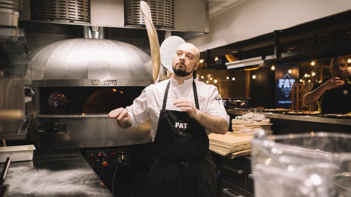 Fat 'L' pizza taikinapallo