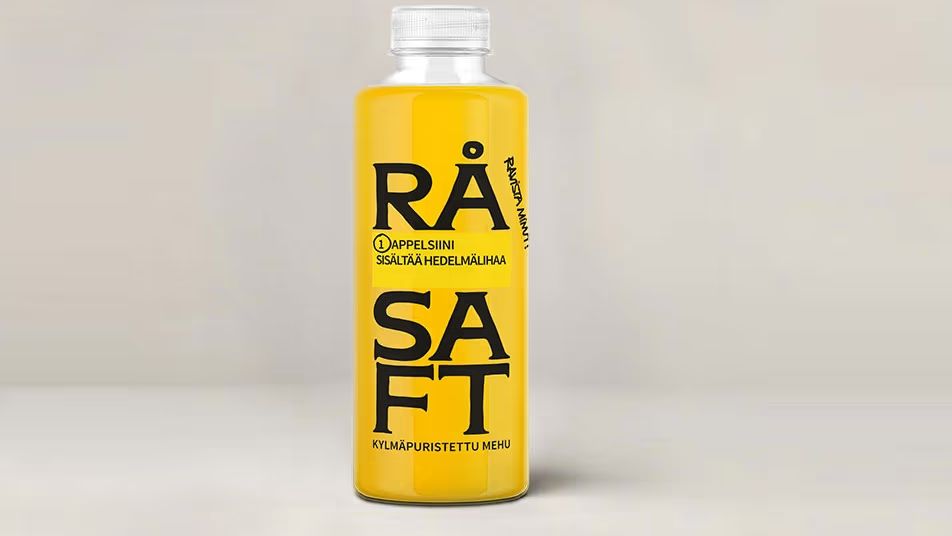 Tuorepuristettu appelsiinimehu Råsaft