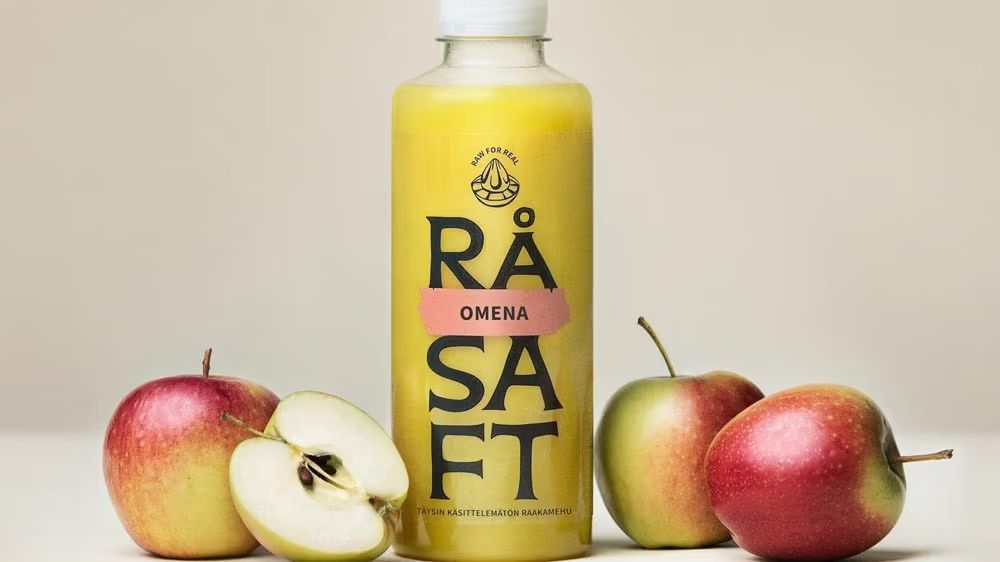Tuorepuristettu omenamehu Råsaft