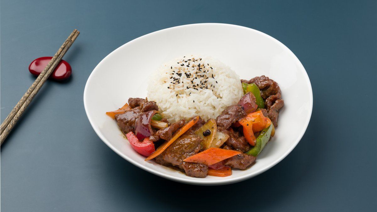 13. Firewok Beef Donburi