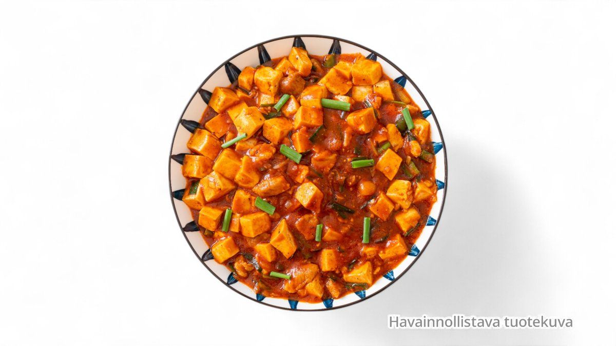 11. Paistettu tofu chilikastike (ei kalakastike)