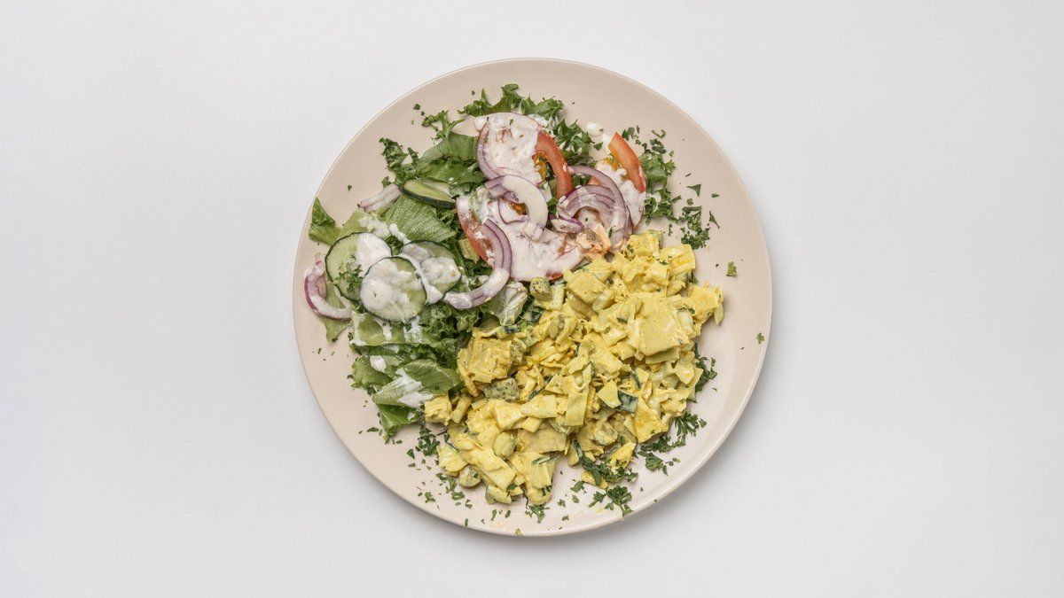 Chicken curry salad