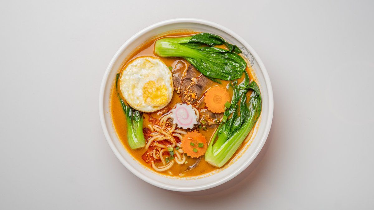Soup noodles with beef brisket