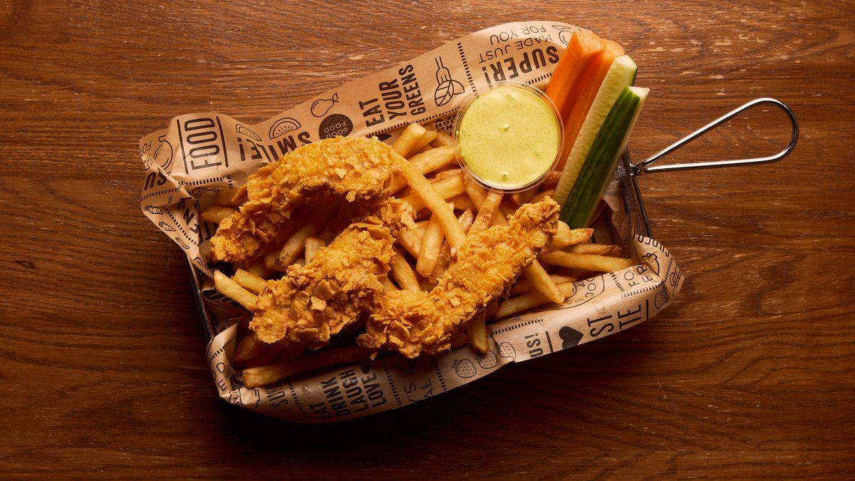 Crispy Chicken & Fries (L) (G)