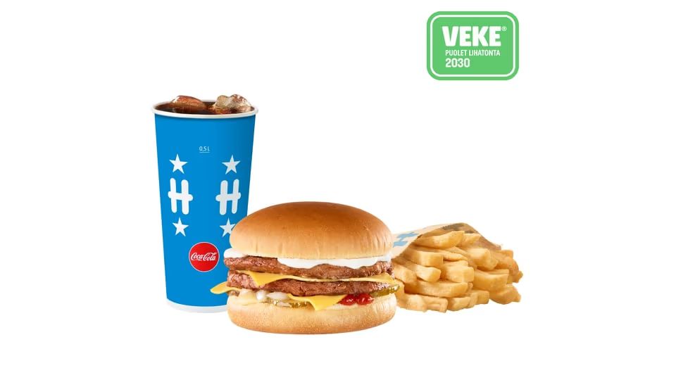 Iso VEKE®-tuplajuustokasvisateria