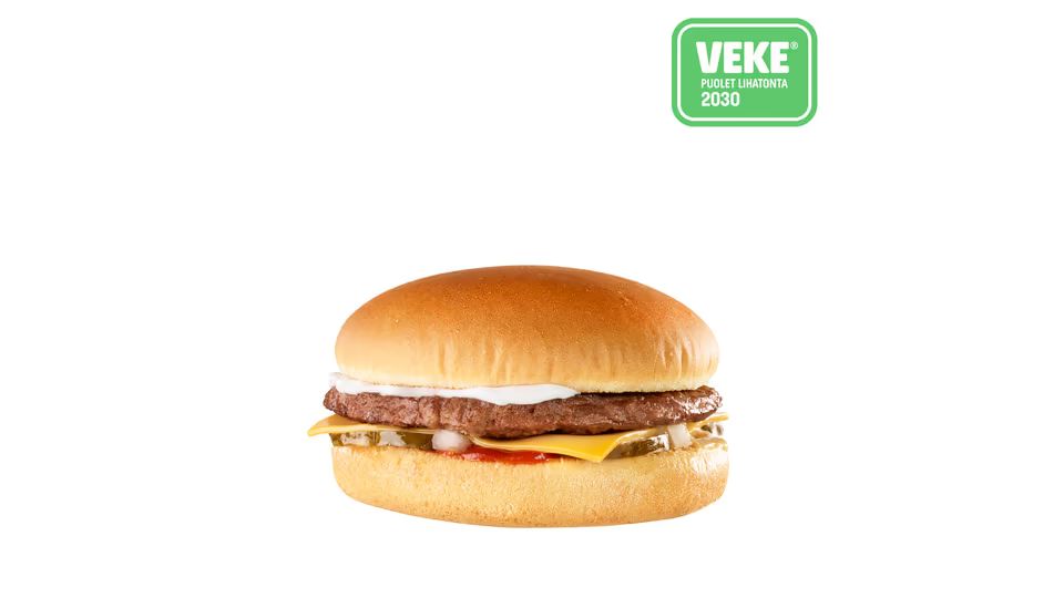 VEKE®-juustokasvishampurilainen