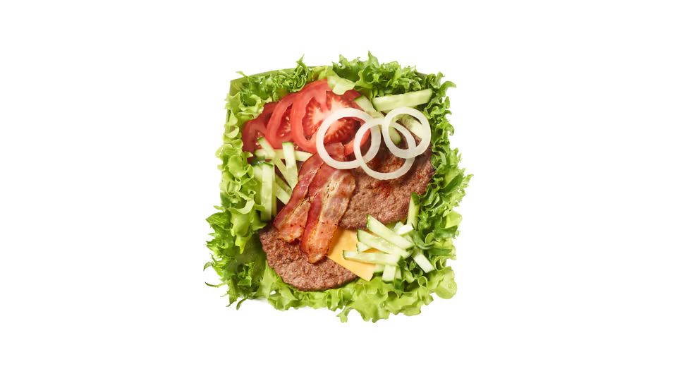Burger-salaatti