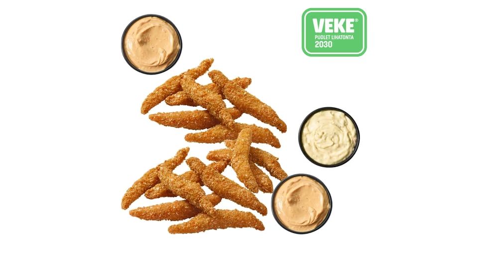 VEKE®-soijatikut 15 kpl + 3 dippiä