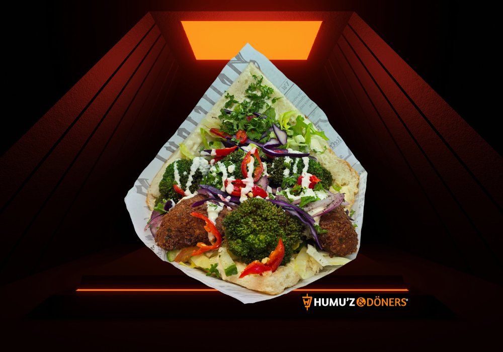 Brokkoli Falafel Pita (V, (G))
