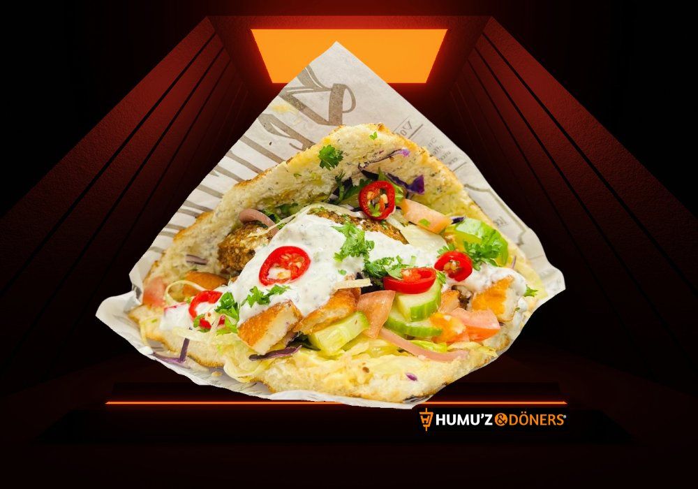 Halloumi Kasvis Pita (L, K, (G))