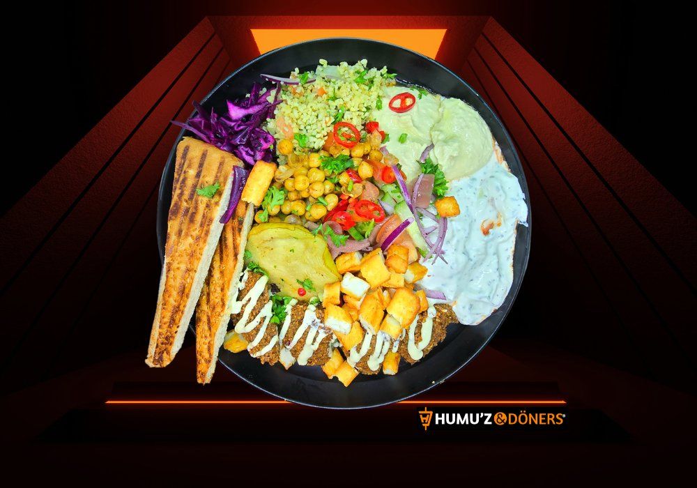 Halloumi Mezze Bowl (L, K, (G))