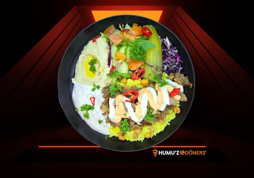 Döner Pilaf-Riisi Bowl (L, (K), (G))