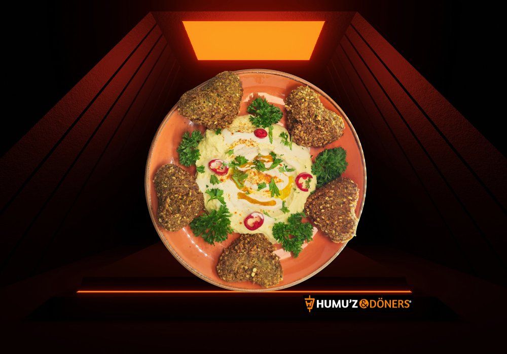 5 Falafelia & Hummus Dip (G, V