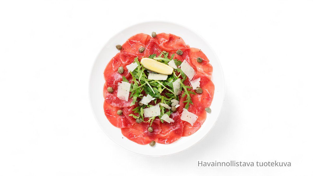 Carpaccio di manzo alla norcina