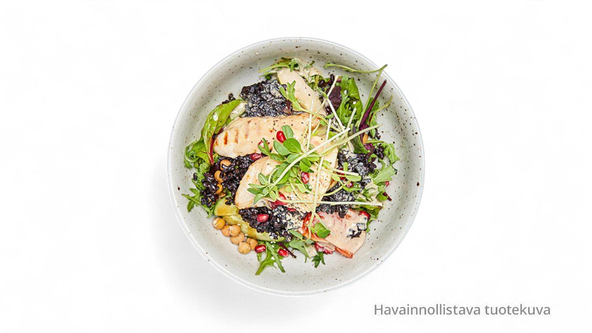 Straccetti di pollo all'insalata