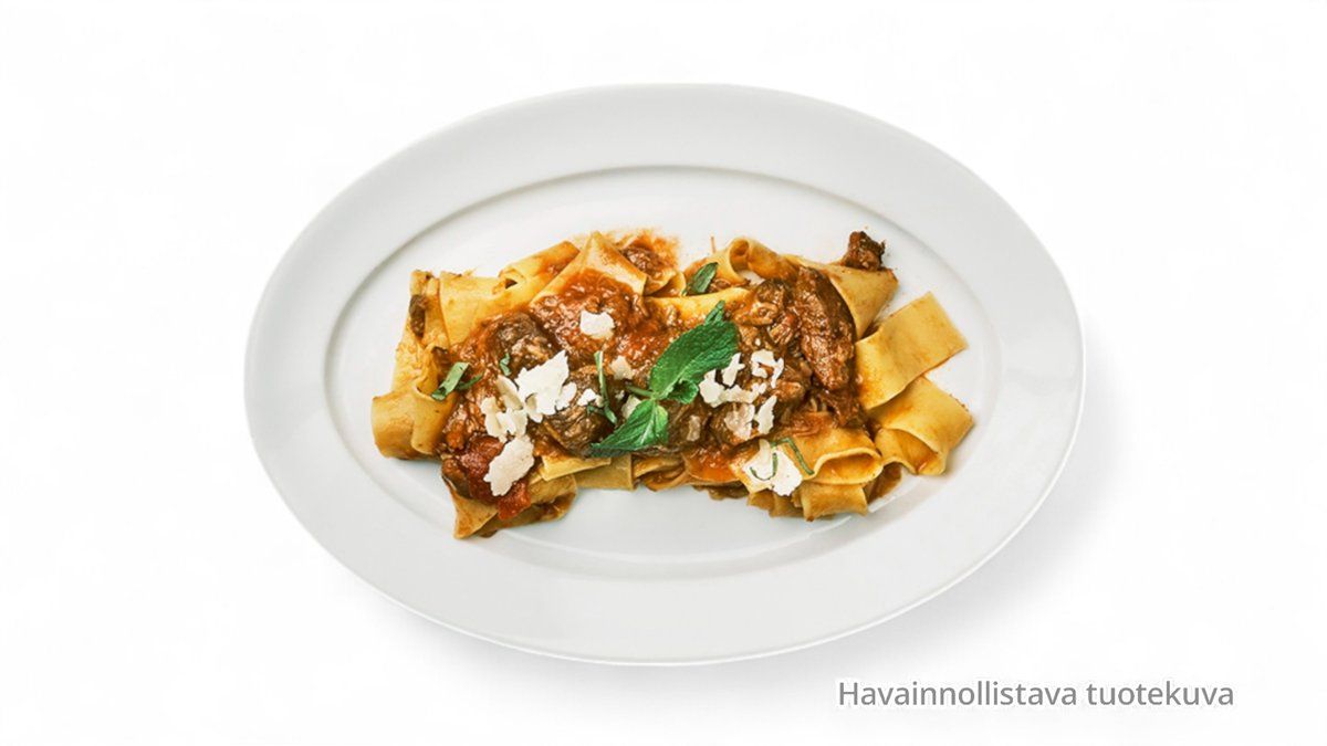 Pappardelle al ragu di cinghiale