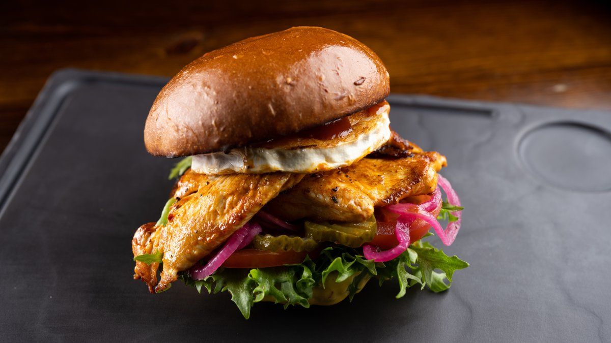 Chevre Chicken Burger