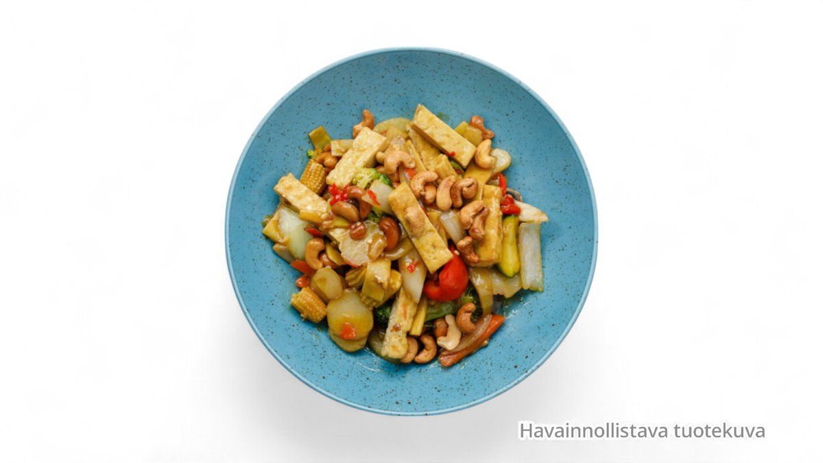 48. Kanaa ja cashew-pähkinöitä