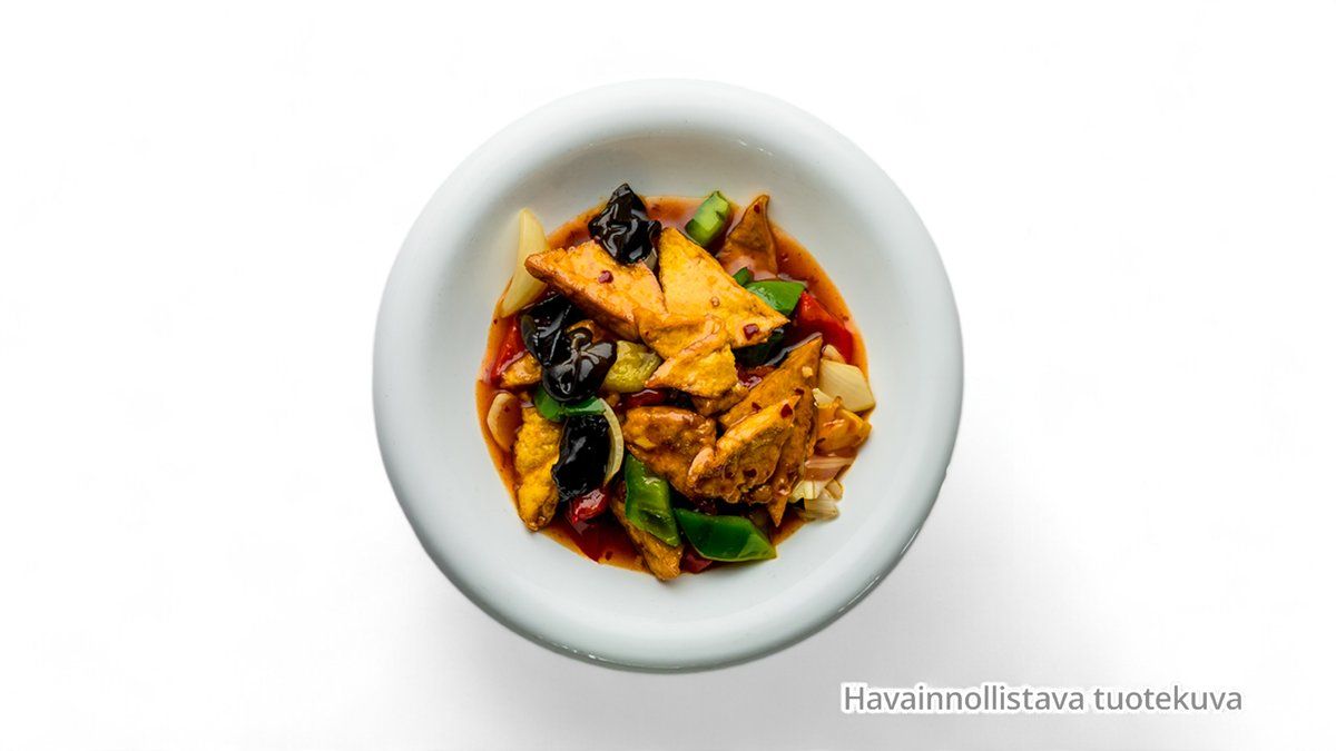 Tofua ja kiinalaisia sieniä 冬菇豆腐