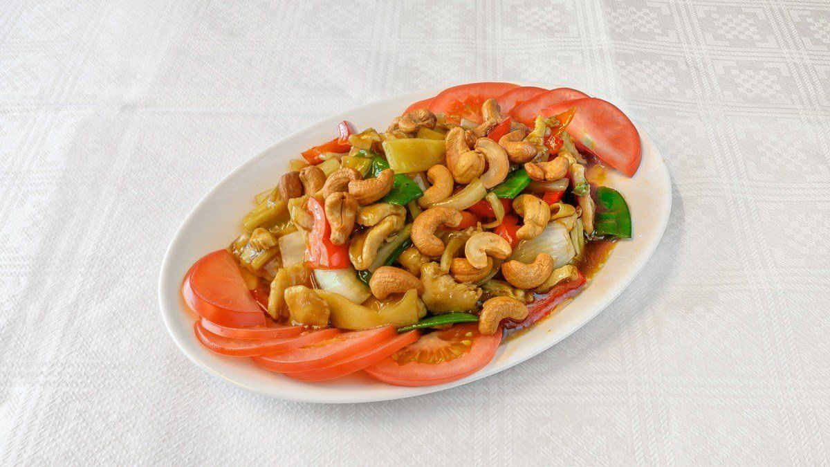 Cashewpähkinä kanaa
