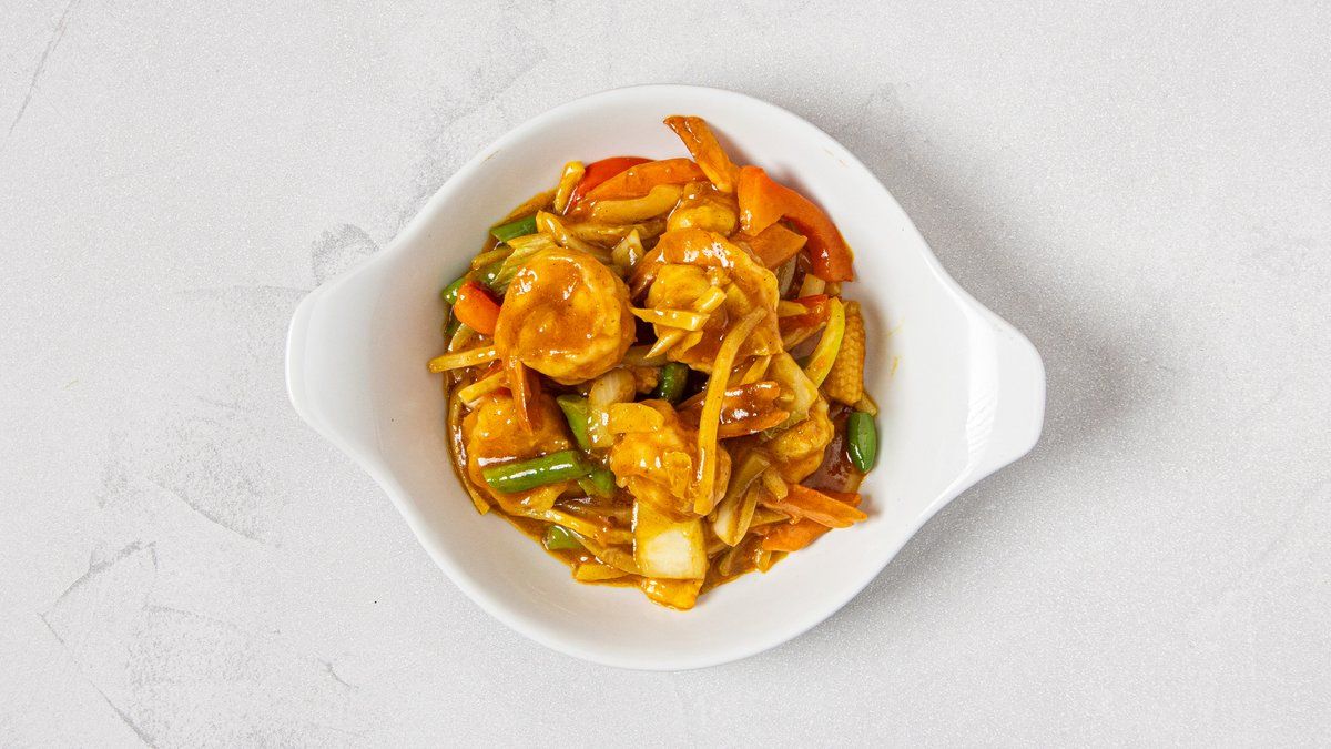 Curry jättikatkarapuja