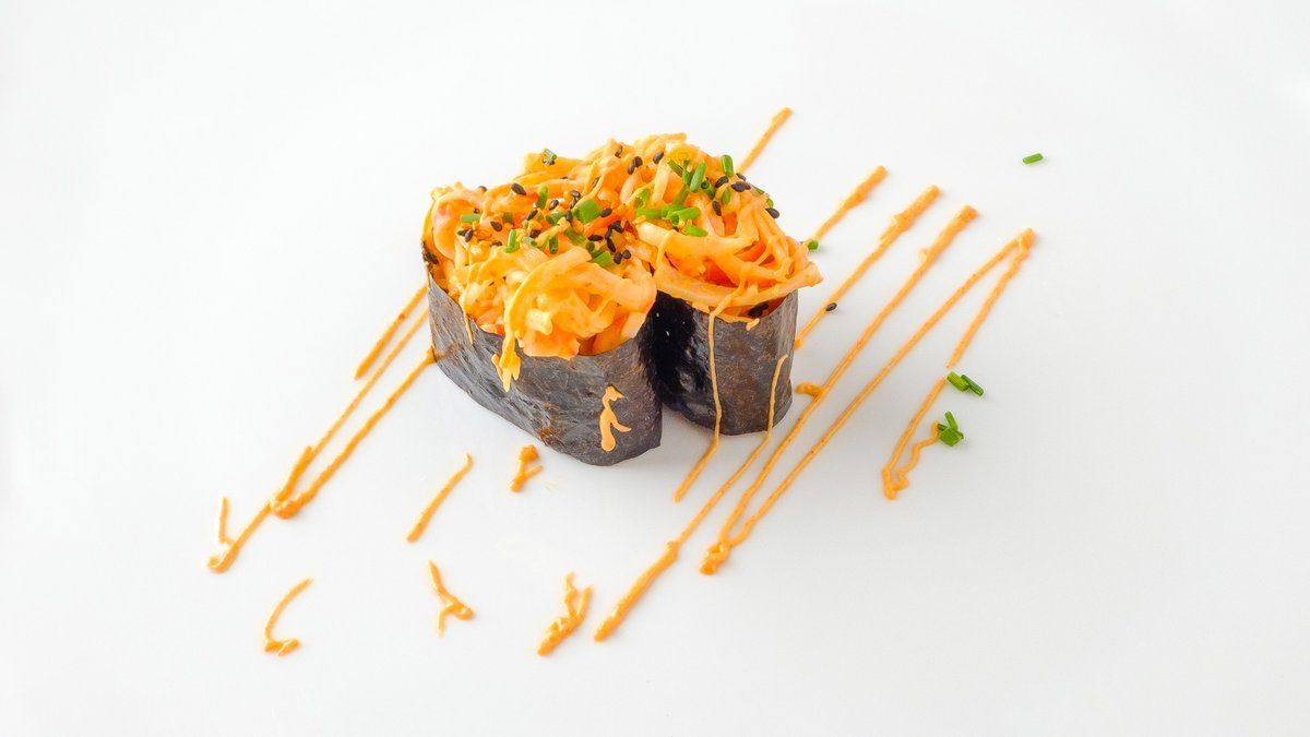 Spicy Surimi Gunkan 2pcs