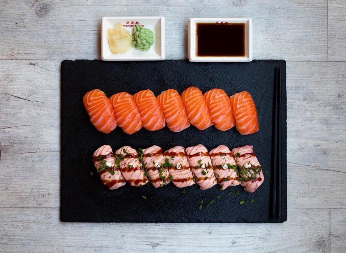 S1 14kpl Lohi sushi-lautanen