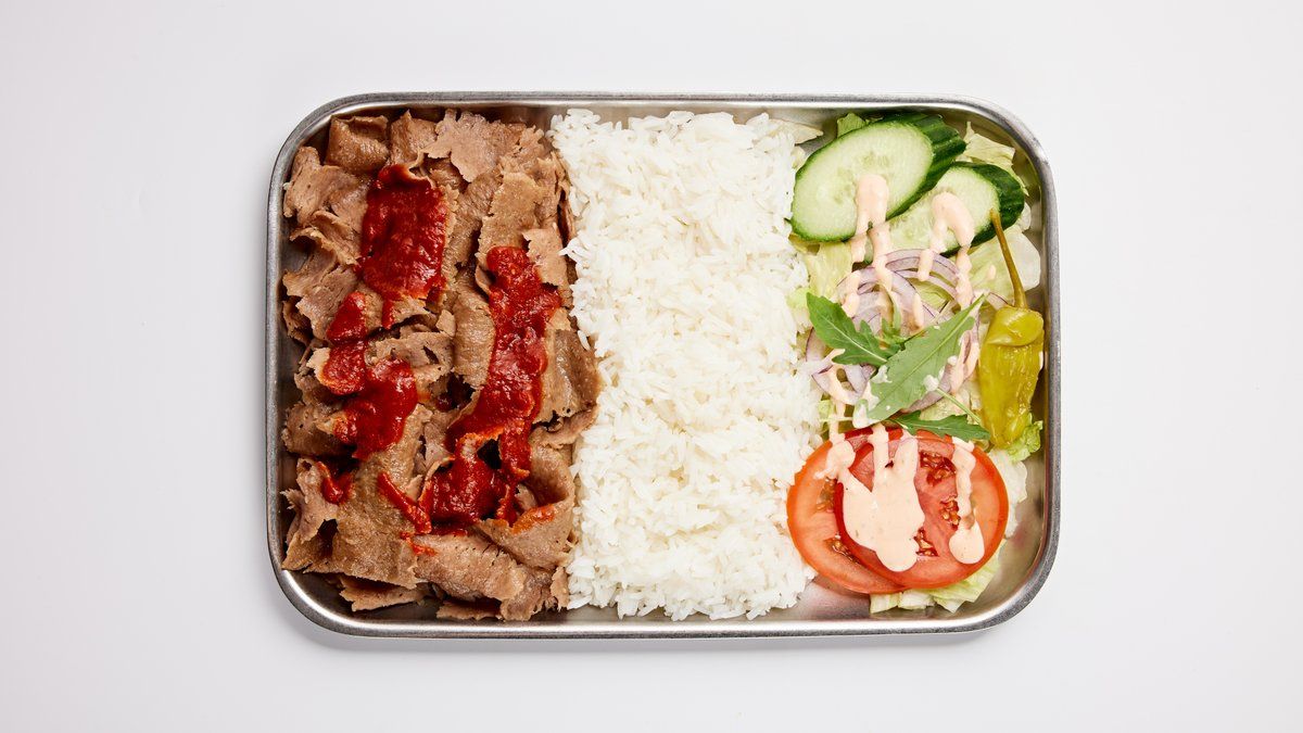 Kebab riisillä