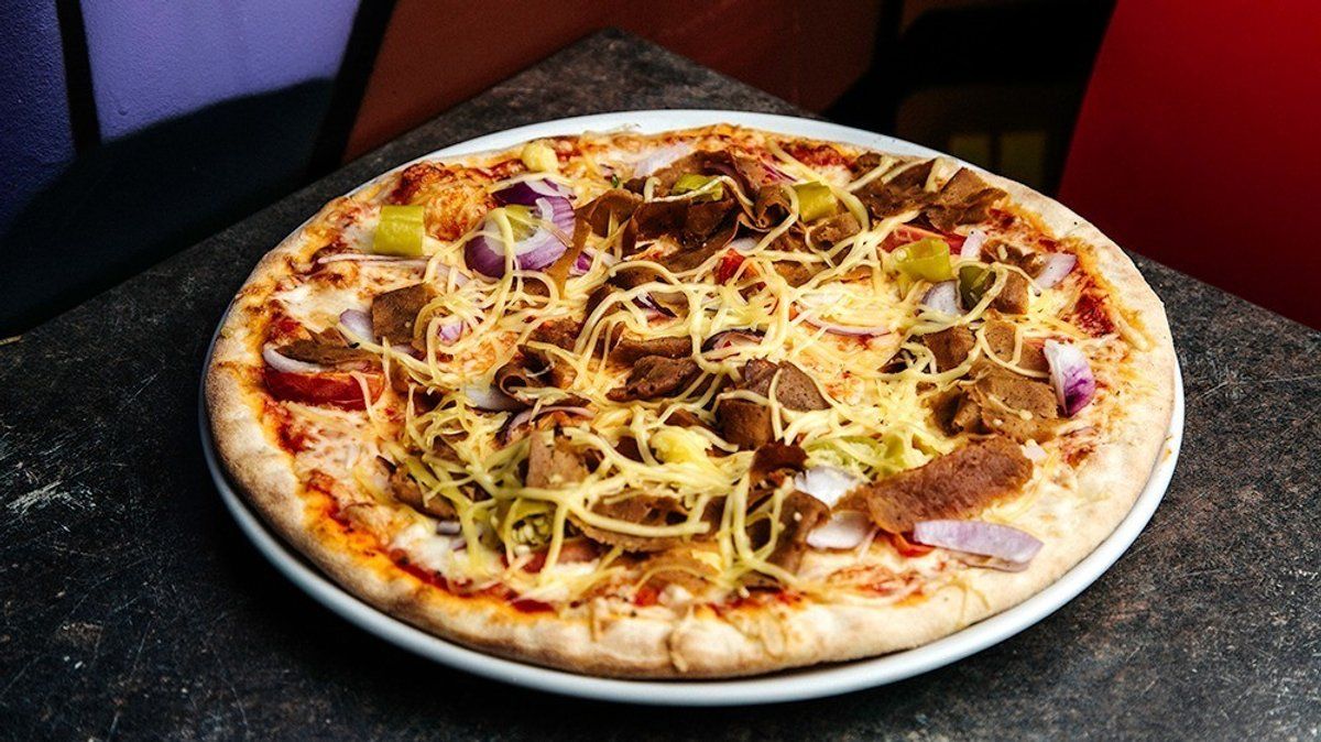 Vp1. Vöner pizza (perhe)